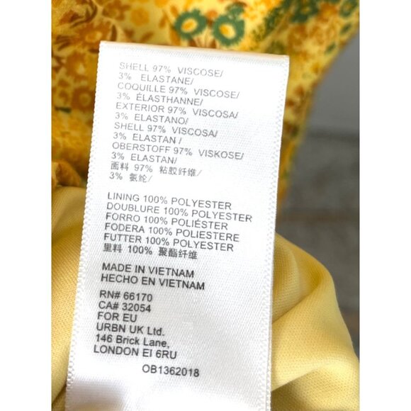 Urban Outfitters Ruched Mini Bodycon Claira Dress size S - Picture 11 of 11